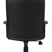 Boss High Back LeatherPlus Chair W/ Chrome Base