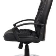 Boss High Back LeatherPlus Chair W/ Chrome Base