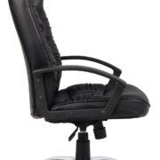Boss High Back LeatherPlus Chair W/ Chrome Base