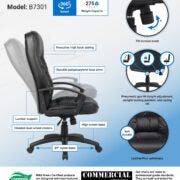 Boss High Back LeatherPlus Chair