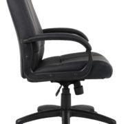Boss Caressoftplus Vinyl Executive Mid Back Chair