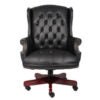 Boss Wingback Traditional Chair In Black