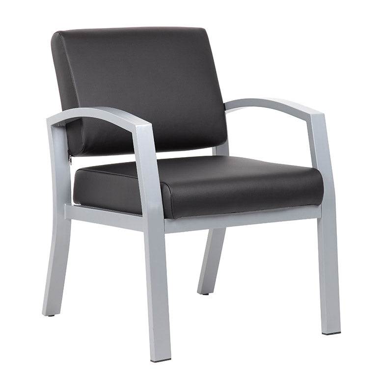 Boss Conrad Antimicrobial Guest/Reception Chair, Black