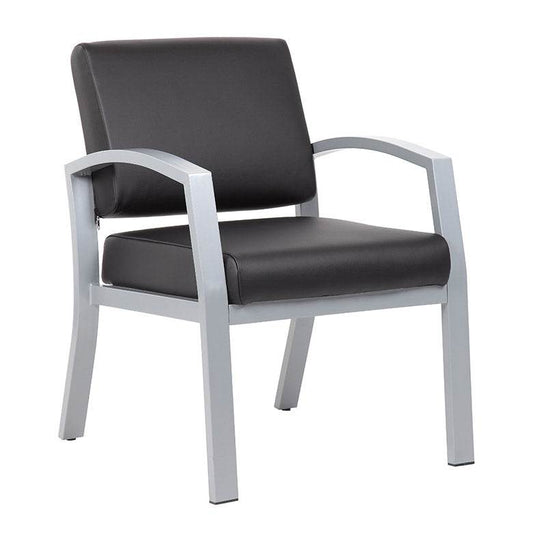 Boss Conrad Antimicrobial Guest/Reception Chair, Black