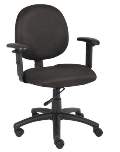 Boss Diamond Task Chair W/ Adjustable Arms