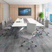 Boss Hospitality Task Chair with Fixed Chrome Arms