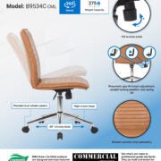 Boss Hospitality Task Chair, Caramel