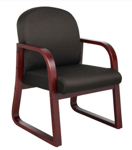 Mahogany Frame guest chair. Office Furniture located in Mission Viejo, Orange County, CA 33.619850, -177.680500