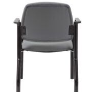 Boss Chair Mid Back Guest Chair, 300 lb capacity, Antimicrobial Vinyl