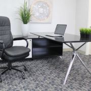 Boss Heavy Duty Double Plush Caressoftplus Vinyl Chair-400 Lbs.