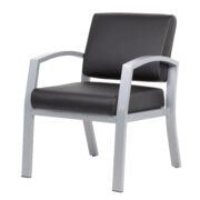 Boss Conrad Antimicrobial Guest/Reception Chair, Black