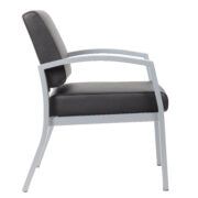 Boss Conrad Antimicrobial Guest/Reception Chair, Black