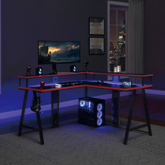 Disruptor L Shape Gaming Desk. Office Furniture located in Mission Viejo, Orange County, CA 33.619850, -177.680500
