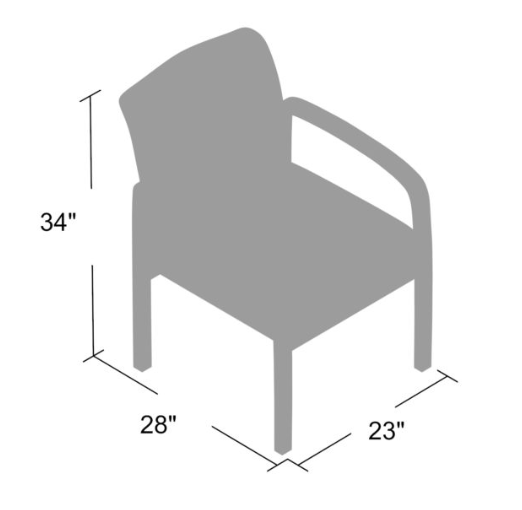 Boss NTR (No Tools Required) guest, accent or dining chair