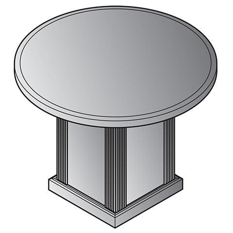 Townsend 48" Round Table, 48"Dia. X 30"H