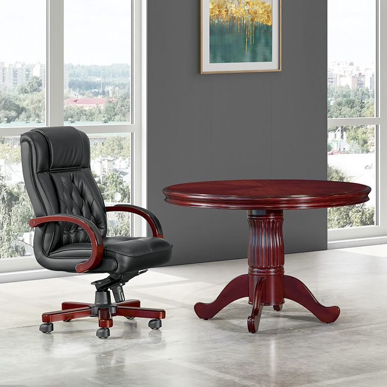 New - Townsend Round Table with Queen Anne Base 