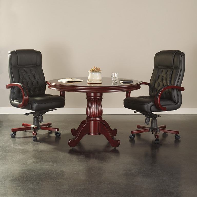 New - Townsend Round Table with Queen Anne Base 