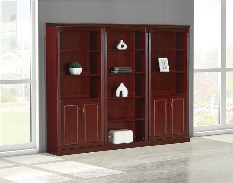 3-Pc. Wall Unit 90"W - 2 With Doors