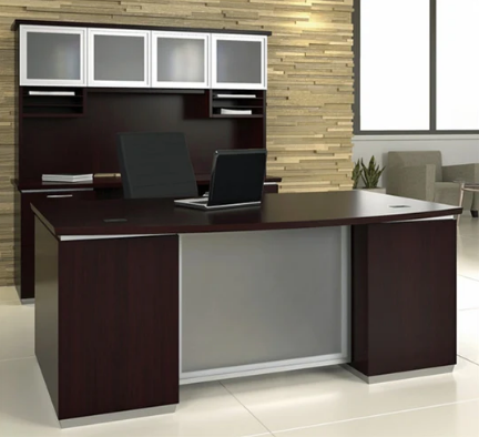 Tuxedo Desk Set with Hutch. Office Furniture located in Mission Viejo, Orange County, CA 33.619850, -177.680500