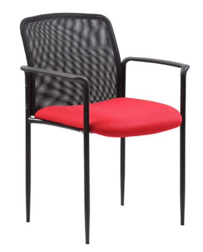 Boss Stackable Mesh Guest Chair