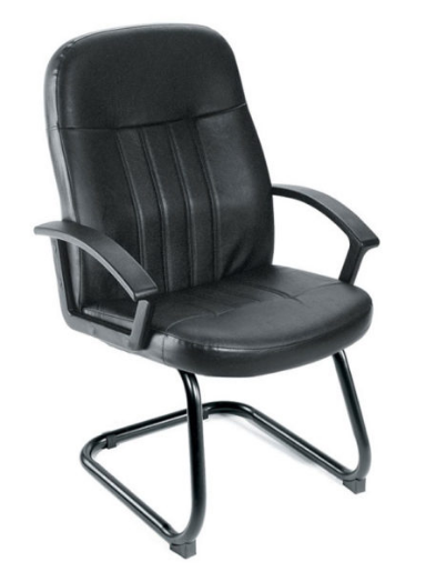 Boss Executive Leather Budget Guest Chair