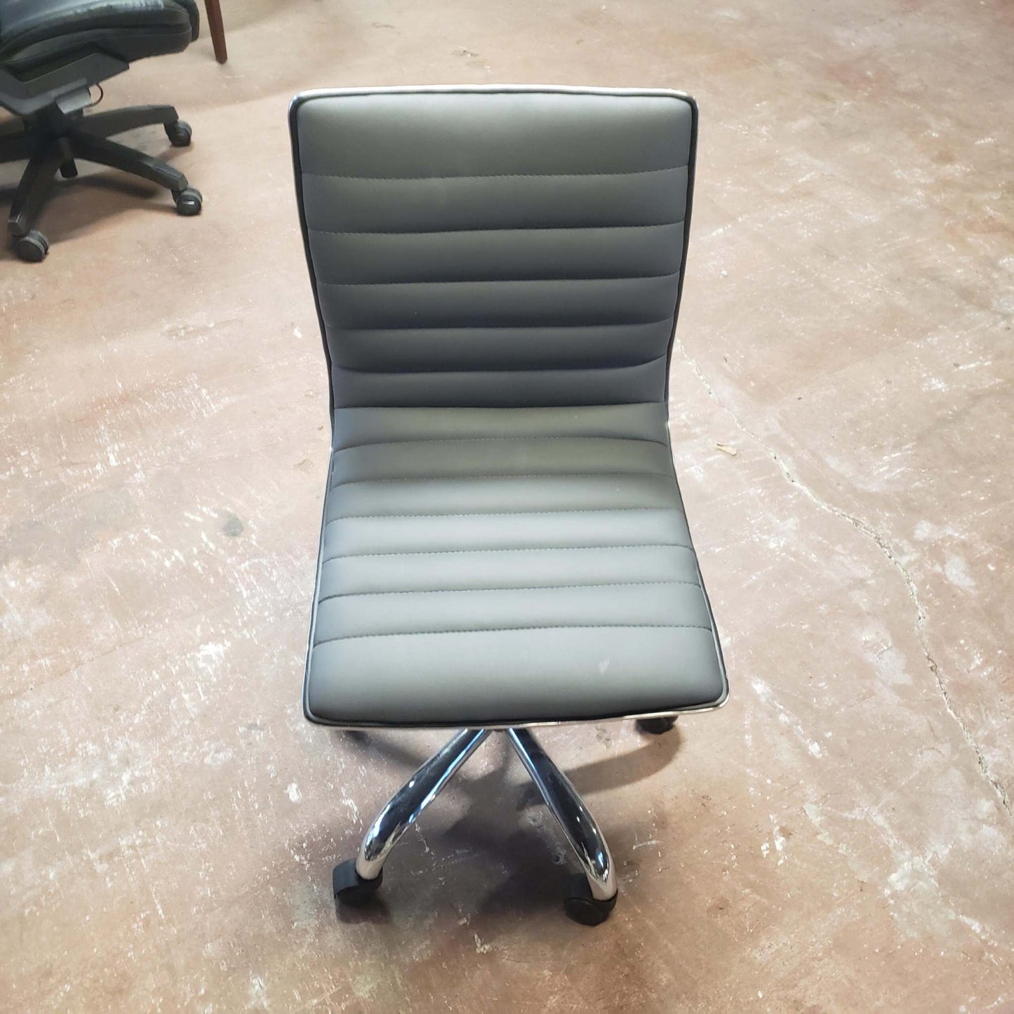 Gray Rolling Chair