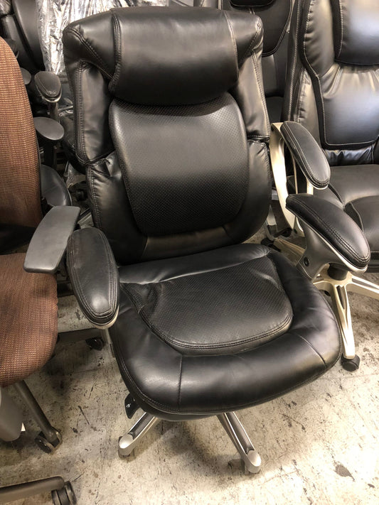 Mars Black Leather Executive Chair