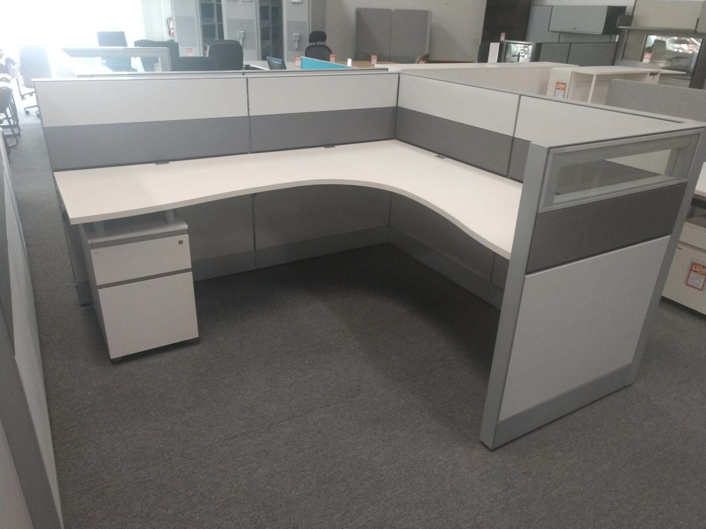 New - Fursys Low Wall Cubicle
