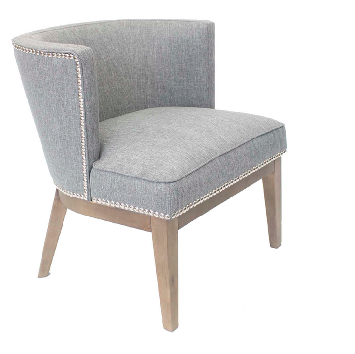 Boss Ava guest, accent or dining chair – Medium Grey