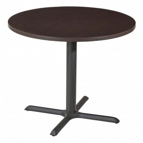 New Napa 36" Round Table with Black Metal Base
